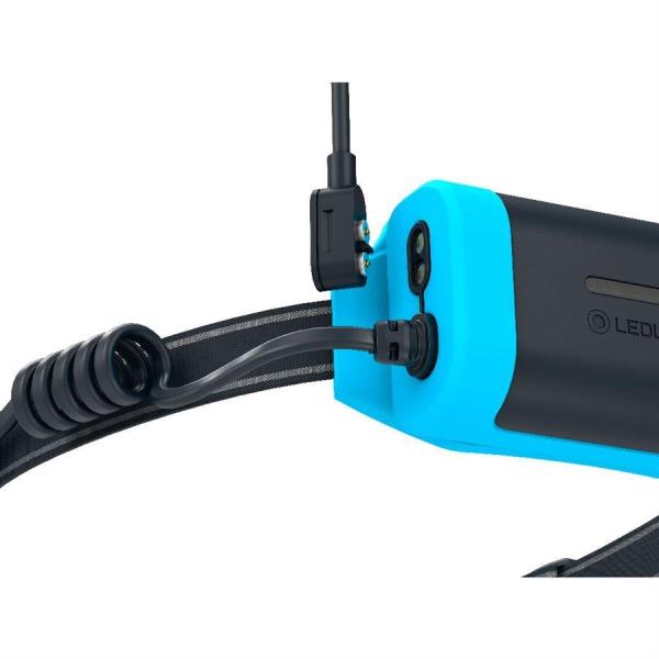 Ledlenser NEO9R čelová svítilna,  černo-modrá5