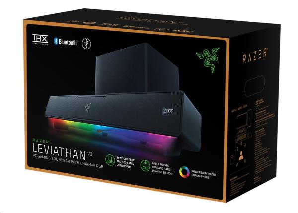 RAZER reproduktor Leviathan V2,  Soundbar with Subwoofer,  RGB13