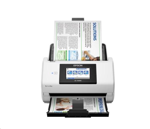 Skener EPSON WorkForce DS-790WN,  3 roky záruka po reg.