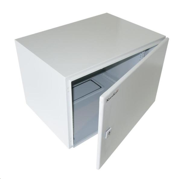 XtendLan 19" venkovní vodotěsný rozvaděč 8U 600x450,  krytí IP55,  nosnost 65kg,  šedý4