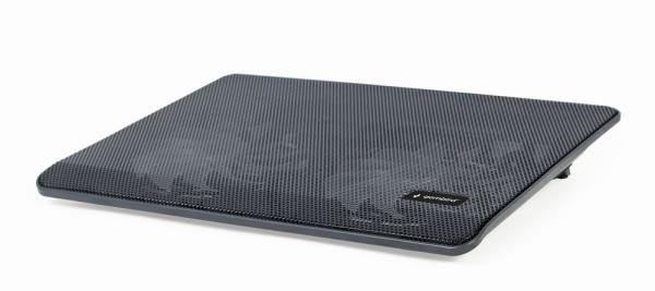 Stojan na notebook GEMBIRD NBS-2F15-05,  pre notebooky do 15, 6",  LED,  čierny3