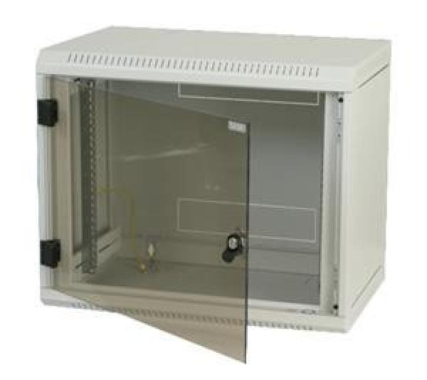 19" jednodielny rack TRITON 12U/ 400 mm,  čierny