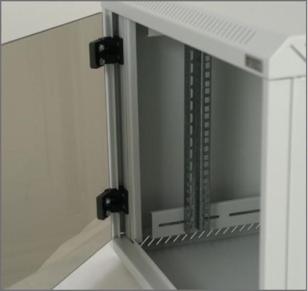 19" jednodielny rack TRITON 12U/ 400 mm,  čierny2