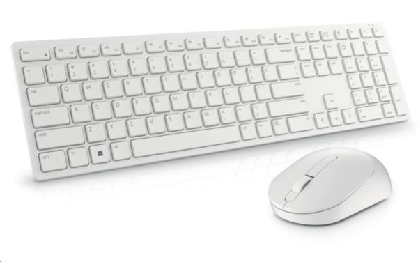 DELL Pro Wireless Keyboard and Mouse - KM5221W - Hungarian (QWERTZ) - White