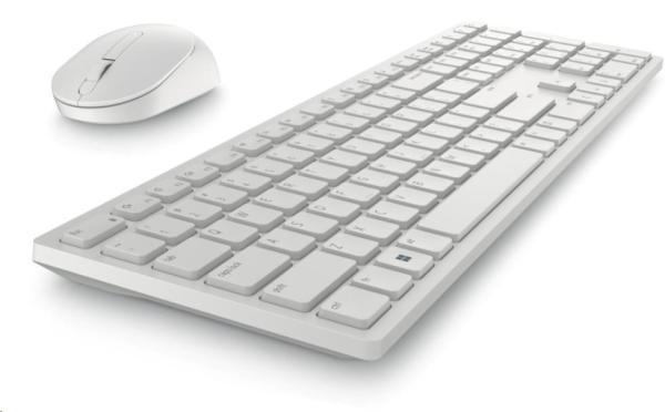 DELL Pro Wireless Keyboard and Mouse - KM5221W - Hungarian (QWERTZ) - White1