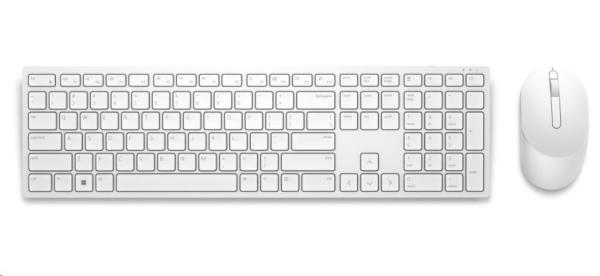 DELL Pro Wireless Keyboard and Mouse - KM5221W - Hungarian (QWERTZ) - White2