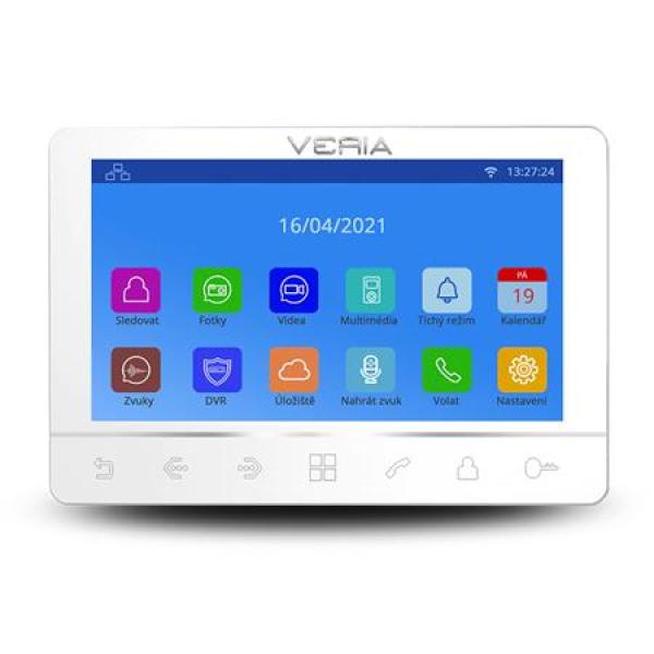 Veria LCD monitor videotelefonu  8276B série 2-WIRE bílý