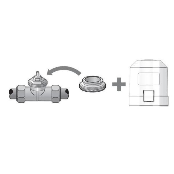 Homematic IP  Adaptér ventilu typ VA80 - 5 kusů - EQ3-ADA-VA802