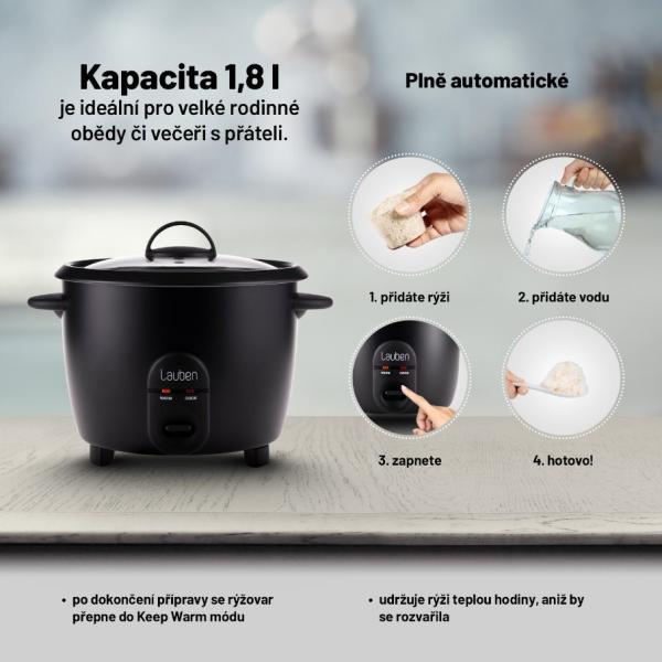 Lauben Rice Cooker 1800BC - rýžovar1