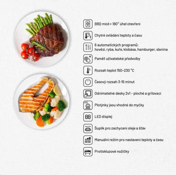 Lauben Contact Grill Deluxe 2000ST9