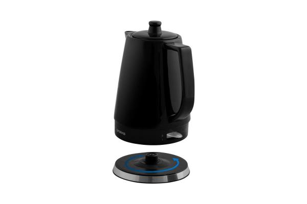 Orava VK-3813 B rychlovarná konvice,  1500 W,  1.5 l,  kermická,  automatické vypnutí,  černá3