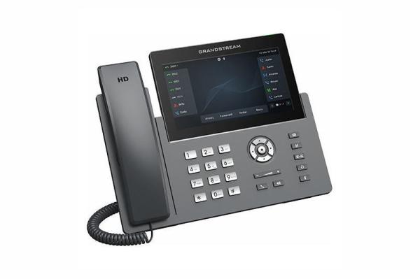 Grandstream GRP2670 SIP telefon, 12 linek, 6 SIP účtů, 7" displej, Wi-Fi, Bluetooth, 2 x RJ45 10/ 100/ 1000 Mbps
