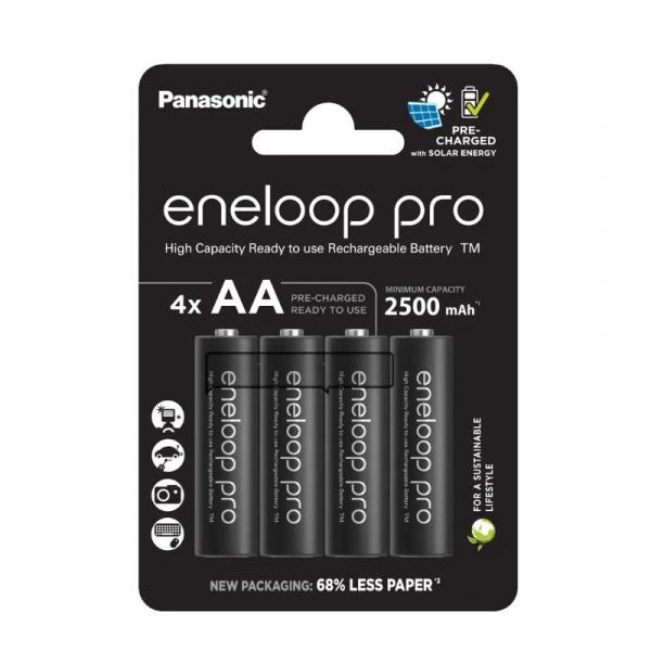 PANASONIC Eneloop pro Recharged AA /  2500mAh (Blistr 4ks)