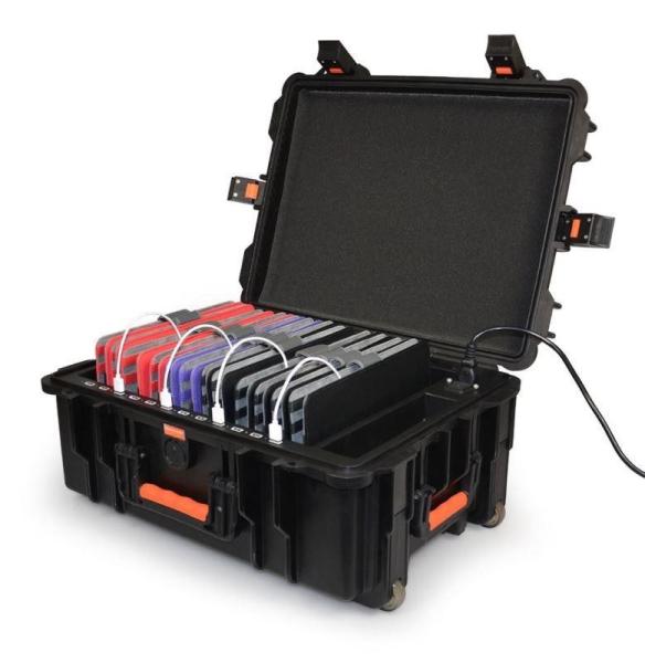 PORT nabíjecí přepravní kufr pro 12 tabletů,  černá1