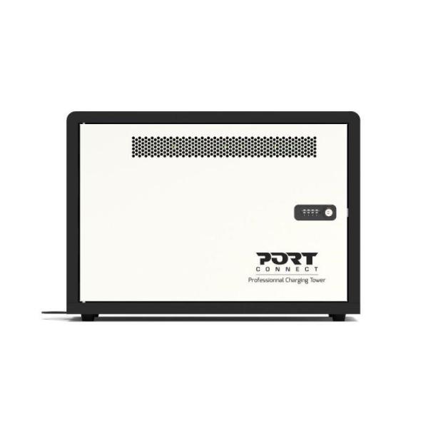 PORT nabíjecí skříňka pro 10 tabletů,  černá a béžová