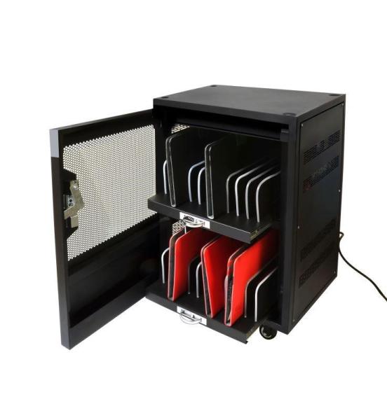 PORT nabíjecí skříňka pro 20 tabletů,  černá