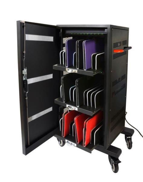 PORT nabíjecí skříňka pro 30 tabletů,  černá