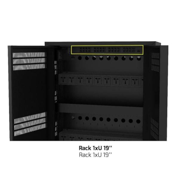 PORT nabíjecí skříňka pro 30 notebooků + 1 Rack U19",  černá-béžová5