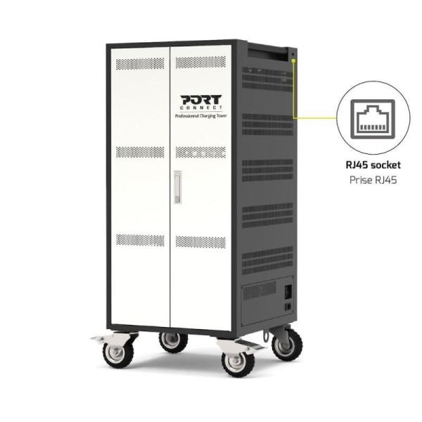 PORT nabíjecí skříňka pro 30 notebooků + 1 Rack U19",  černá-béžová6
