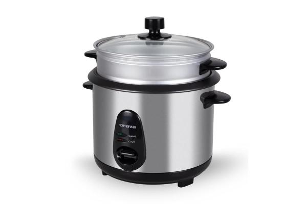 Orava MH-05 multifunkční hrnec,  500 W,  1.5 l,  udržování teploty,  automatické vypnutí,  černá /  stříbrná