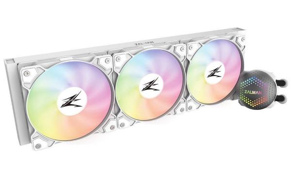 Zalman vodní chladič CPU ALPHA36 White /  3 x 120 mm /  PWM /  ARGB /  bílá