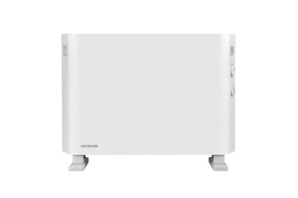 Orava EK-2007 elektrický horkovzdušný konvektor,  1250-2000 W,  52 dB,  20-25 m2,  termostat,  4 úrovně výkonu,  bílá1