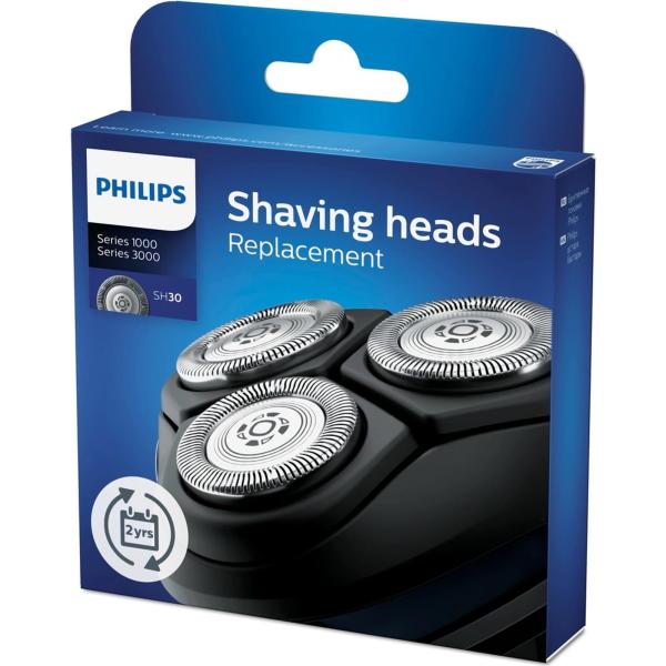 Philips SH30/ 50 náhradní holicí hlavy,  3 kusy0