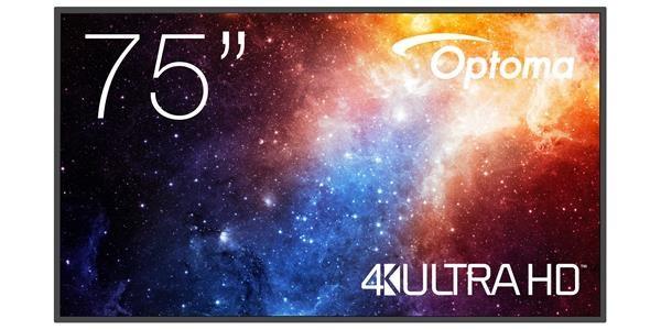 Optoma FPD N3751K 75" -  4K UHD /  Android 11 /  450 nits /  4GB RAM /  32GB ROM /  2x 10W speaker