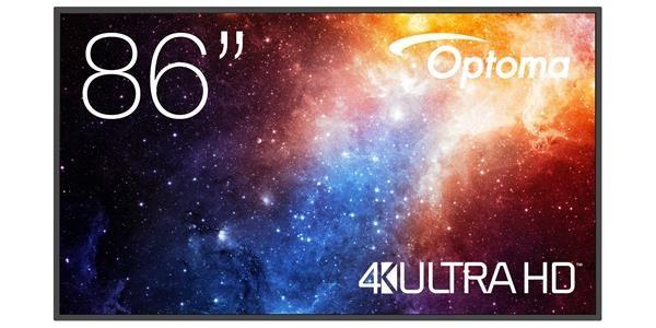 Optoma FPD N3861K 86" -  4K UHD /  Android 11 /  450 nits /  4GB RAM /  32GB ROM /  2x 10W speaker