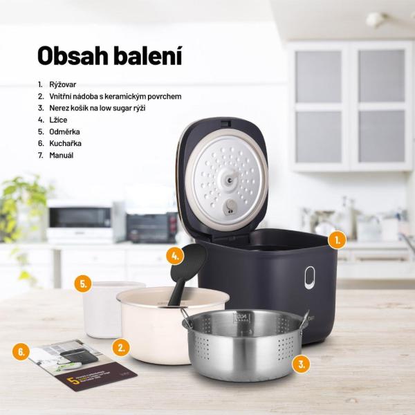 Lauben Low Sugar Rice Cooker 3000AT - rýžovar6