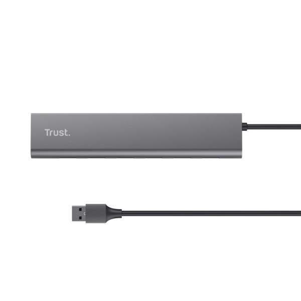 TRUST rozbočovač HALYX,  7portový rozbočovač USB 3.2 Gen13