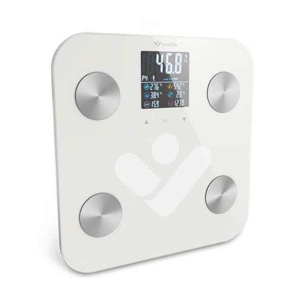 TrueLife FitScale W6 BT - Bioelektrická impedanční bluetooth váha - bílá8