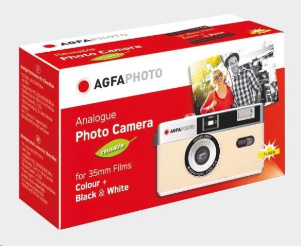 AgfaPhoto REUSABLE CAMERA 35MM BEIGE1