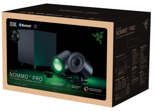 RAZER reproduktor Nommo V2 Pro,  2.1 Reproduktory se Subwooferem,  RGB6