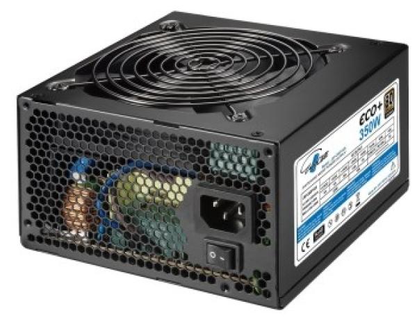 EUROCASE zdroj 350W Eco+,  120mm,  80+ Bronze,  ATX
