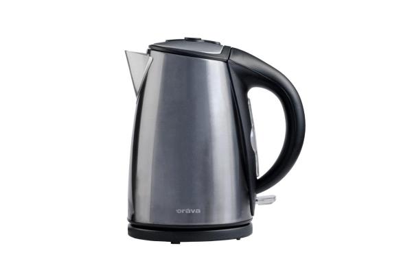 Orava VK-3717 GR rychlovarná konvice,  2000 W,  1.7 l,  automatické vypnutí,  stříbrná