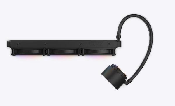 NZXT vodní chladič Kraken 360 ELITE RGB /  3x120mm RGB fan /  LCD disp. /  6 let /  LGA1851 /  AM51