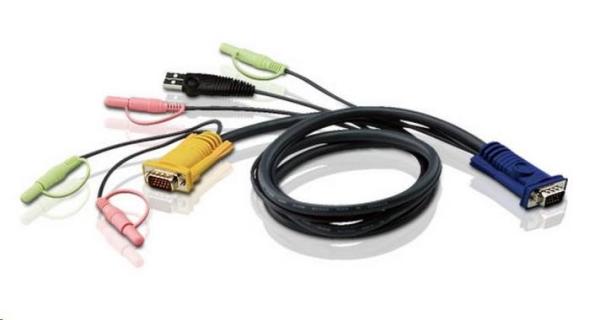 ATEN KVM združený kábel k CS-1732, 34, 58, USB, 1, 8m