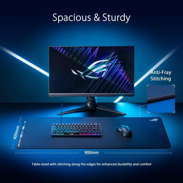 ASUS podložka pod myš ROG Hone Ace XXL Aim Lab Edition,  textil9