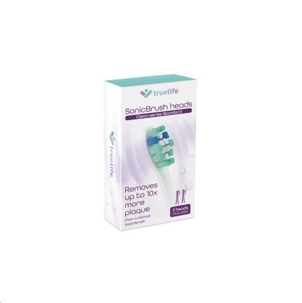 TrueLife SonicBrush Clean-series heads Standard white 2 pack1