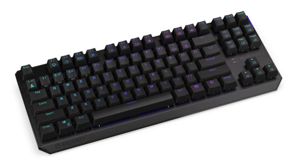 ENDORFY Klávesnice Thock TKL Wireless CZ Red,  Mechanická,  Bezdrátová,  černá1