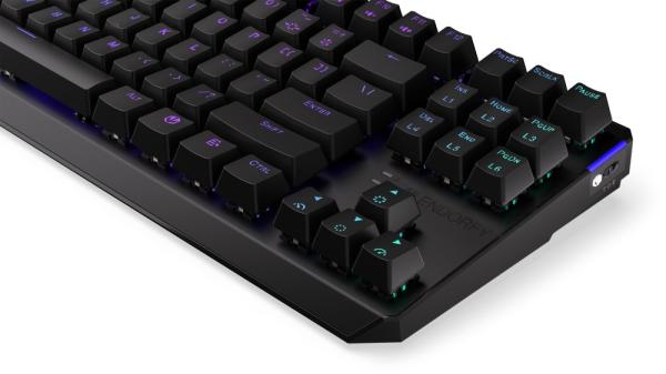 ENDORFY Klávesnice Thock TKL Wireless CZ Red,  Mechanická,  Bezdrátová,  černá4