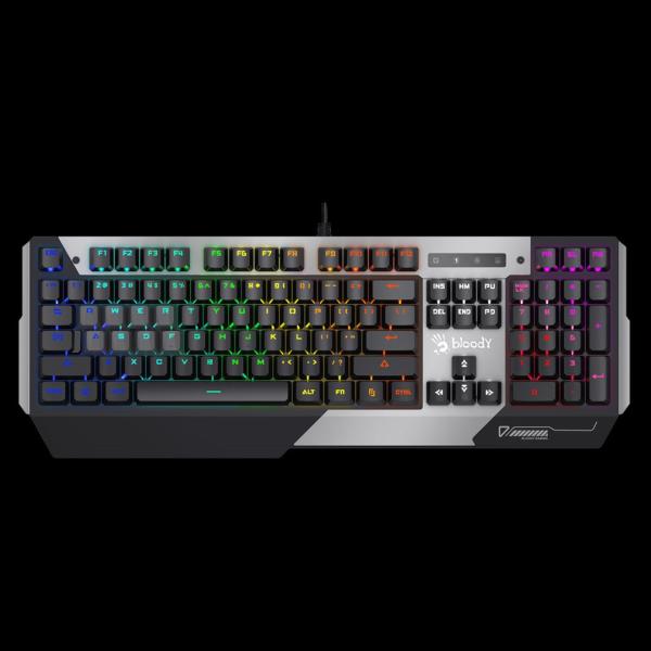 A4tech Bloody LIGHT STRIKE B865N mechanická RNBW herní klávesnice,  USB,  CZ