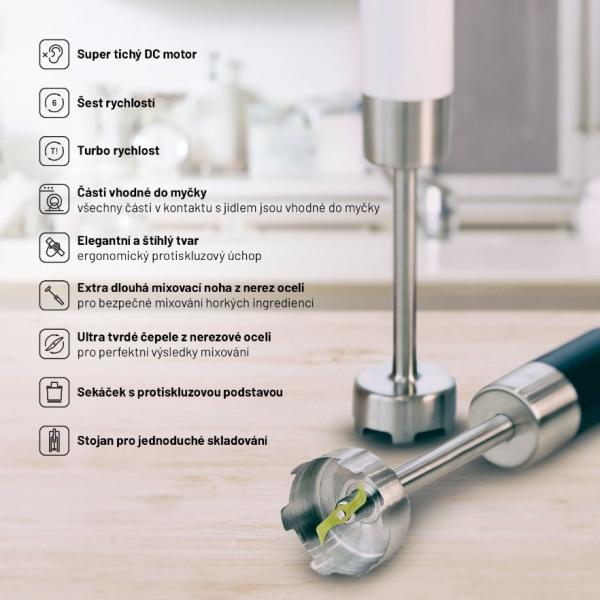 Lauben Stick Blender 800WT - tyčový mixér7