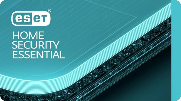 ESET HOME SECURITY Essential pre   2 zariadenia,  krabicová licencia na 1 rok