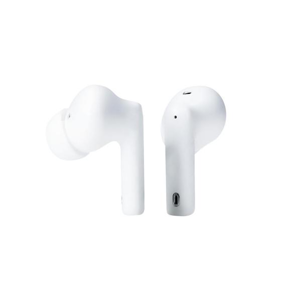 3mk bezdrátová stereo sluchátka LifePods,  stereo,  nabíjecí pouzdro,  bílá2