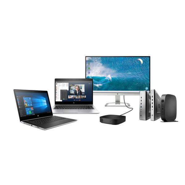 HP PC Elite ThinClient t655 32 GB M.2 MMC v5.0,  8GB DDR4 SODIMM,  ThinPro,  AMD RYZEN7