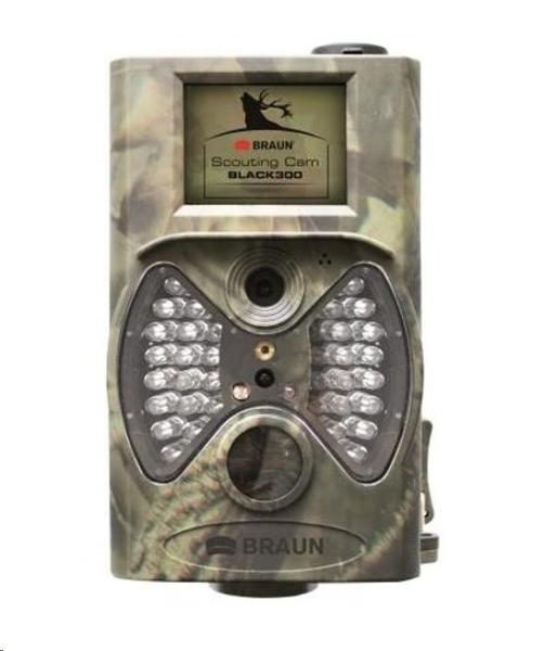 BRAUN fotopast ScoutingCam Black 300 (5Mpx,  SD,  2" LCD,  36 Black IR LED do 20m)1