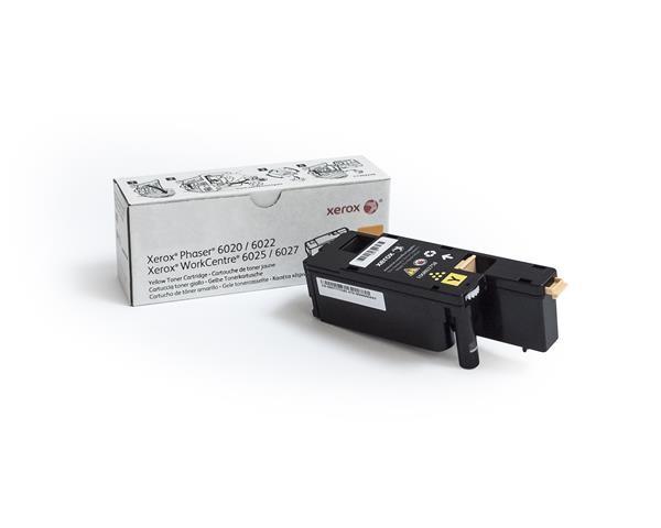 Žltý toner Xerox pre Phaser 6020,  6022,  WorkCentre 6025,  6027 (1000 ks,  žltý)