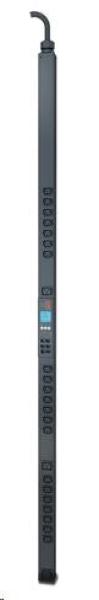 APC Rack PDU 2G,  merané podľa výstupu,  ZeroU,  11.0kW,  230V,  (21)C13 a (3)C19,  IEC-309 16A 3P+N+PE 1.8m